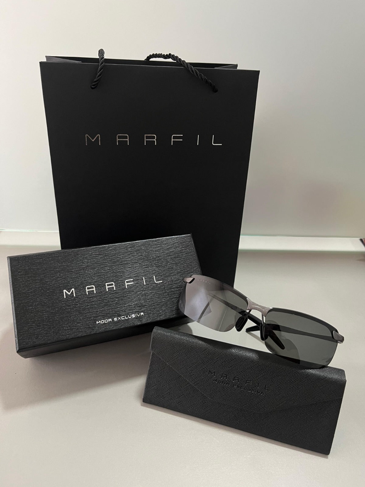 Gafas De Sol Marfil Jaguar Negro